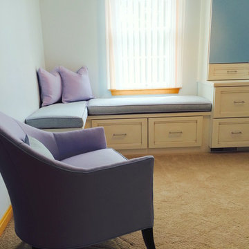 Home Office Lavender and Bue