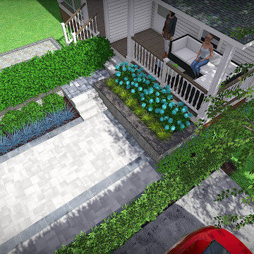 Forest Hill South Front Yard Parking Pad