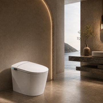 bbbidet M979 Affordable Luxury Smart Bidet Toilet with Built-in Tank