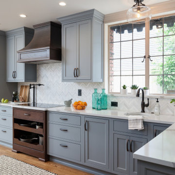 Queen Anne Kitchen and Powder Room