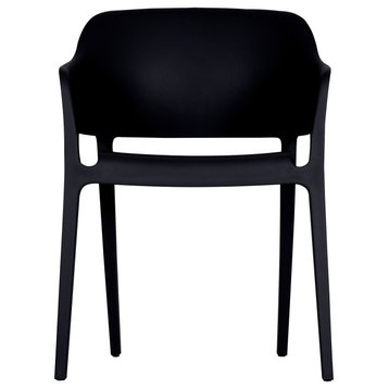 Faro Outdoor Dining Chair Black-M2