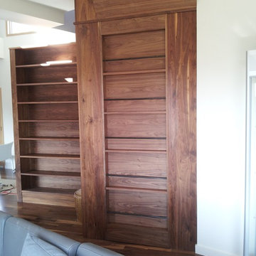 Walnut book case