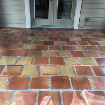 Outside back patio