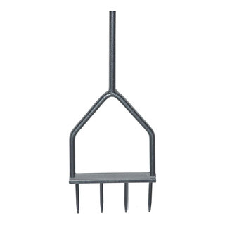 Yard Butler M-7C Steel Lawn Spike Aerator with 4-Heavy Duty Spikes, 37 ...