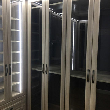 Custom Closet w/ Unique Lighting