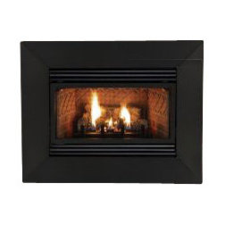 Modern Indoor Fireplaces Vent-Free Thermostat 20000 Btu Fireplace Insert, Natural Gas