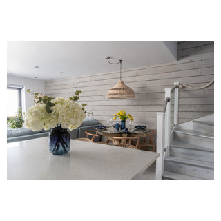 OYSTER BAY BEACH HOUSE - LIVING & DINING - Beach Style - Dining Room ...