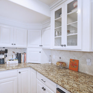 Refinished Cabinets and Countertop Wonderland Lake Home Remodel