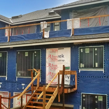 Fiber Cement, Hardie with Easy Trims and LUX Architectural V-Groove
