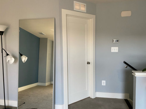 Different Shades Of White On Door And Trim