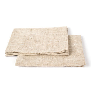 Set of 2 Birch Linen Hand and Guest Towels Francesca - LinenMe