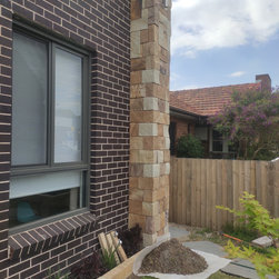 Colonial Ranch Australian Sandstone Wall Cladding Project - Wall Cladding & Stone Veneer