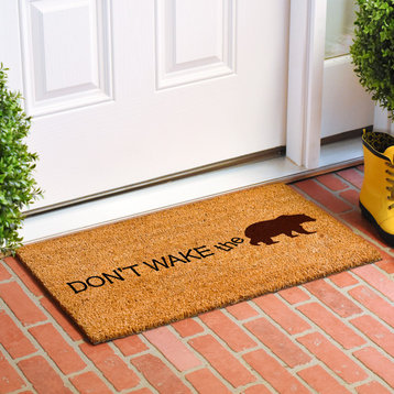 Calloway Mills Don't Wake The Bear Doormat, 36"x72"