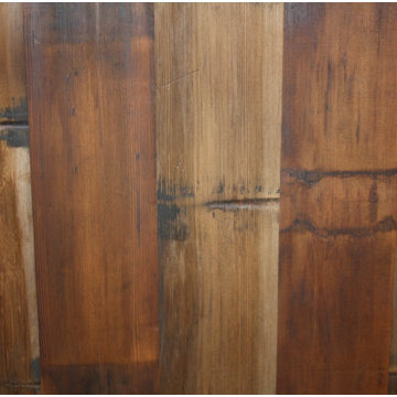 Reclaimed Redwood Porch Paneling