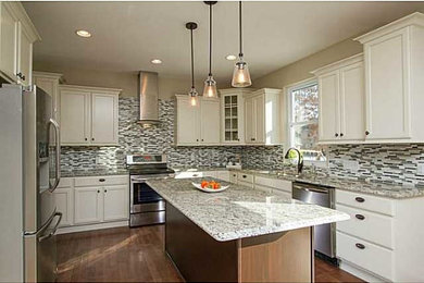 Example of a transitional kitchen design in Other
