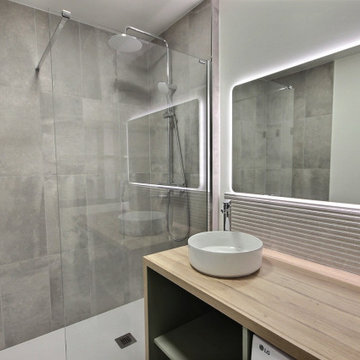 Rénovation d'une salle de bain et d'un WC dans un appartement à Clichy
