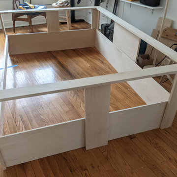 Contemporary Brutalist Daybed - Process Photo