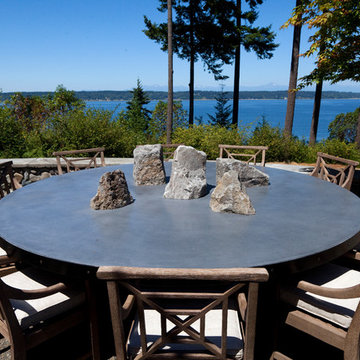 Concrete Tables for the Outdoors