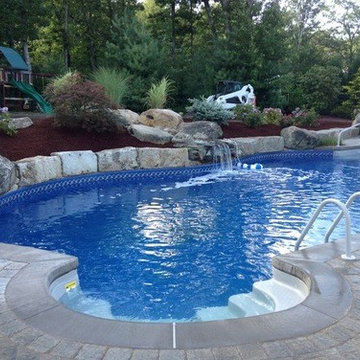 Design Pool with waterfall