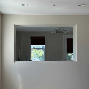 Enclosed Study Room Conversion with Custom Door and Glass Panel in Irvine