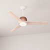 Hunter 54" Norden Satin Copper Ceiling Fan With Light Kit and Remote