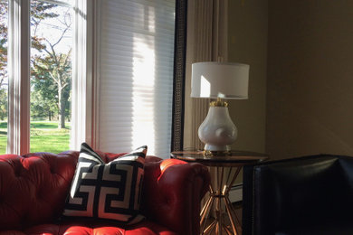 Red Chesterfield Living Room