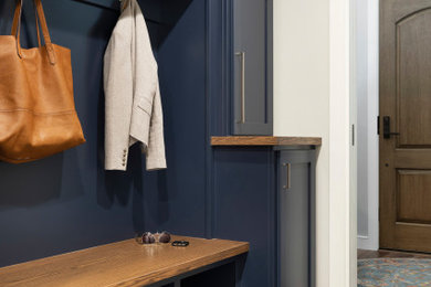 Inspiration for a timeless entryway remodel in Minneapolis