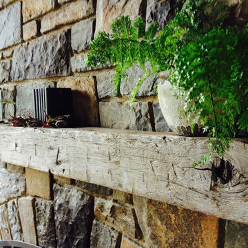 Reclaimed White Oak Mantel