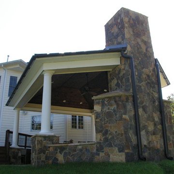 Before & After: Custom Outdoor Living Area