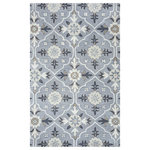 Rizzy Home - Rizzy Home Valintino Collection Rug, 5'x8' - The Valintino Collection by Rizzy Home is hand-tufted by master craftsmen who have learned this skill through their entire lifetime.  This collection is globally inspired with regards to its designs with soft touches of color throughout the entire collection.  Exquisite abrash striations reminiscent of antique rugs can be seen running through the patterns to give it a distinctive look.  Made of 100% wool creating the ultimate experience of depth and texture that feels luxurious against your skin.    Finished with a cotton canvas backing that ensures a resilience and durable rug that will last for many years to come.  Committed to excellence, the Rizzy Home team brings together talent, knowledge and passion to create an unparalleled reputation within the home furnishings industry.  With a wide assortment of product choice and combinations, Rizzy Home is making it easier than ever for clients to create homes and interior spaces that are honest expressions of their true personalities.