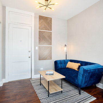 Montrose Flat Renovation: Mid-mod Eclectic
