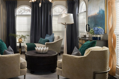 Inspiration for an eclectic living room remodel in DC Metro