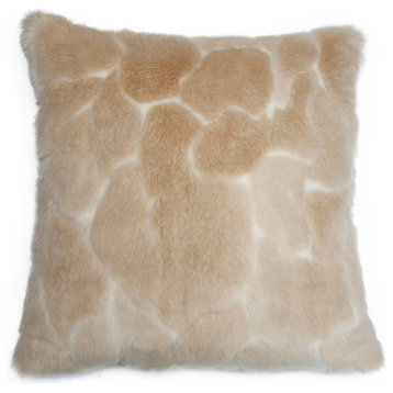 Malibu Giraffe Fur 20x20 Pillow
