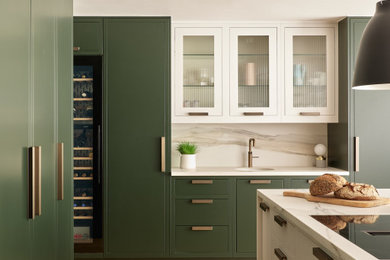 Inspiration for a contemporary kitchen in London.
