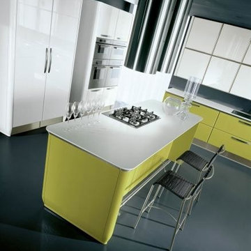 Modern Italian Custom Made Kitchens by LUBE
