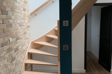 Exemple d'un escalier tendance.