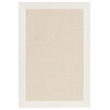 DesignOvation Beatrice Framed Linen Fabric Pinboard, White, 27x18