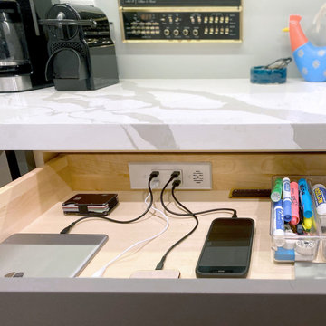 Kitchen In-Drawer Charging Outlets