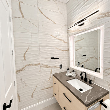 Modern/Contemporary Guest Bathroom Remodeling in Cypress, TX