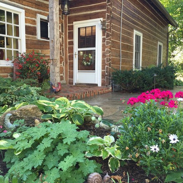 Back Patio with shade garden area