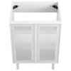 Calla 24" Perforated Metal Bathroom Vanity Cabinet (Sink Basin Not Included) - W