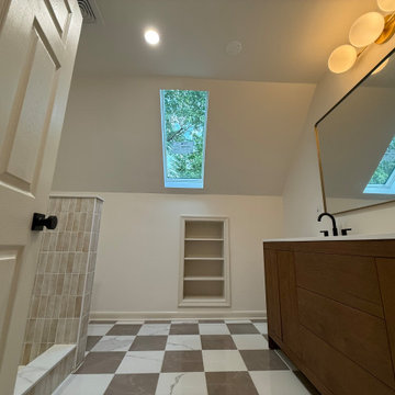 Master Suite Remodel: Closet Converted to Bathroom and Bathroom Converted to Lau