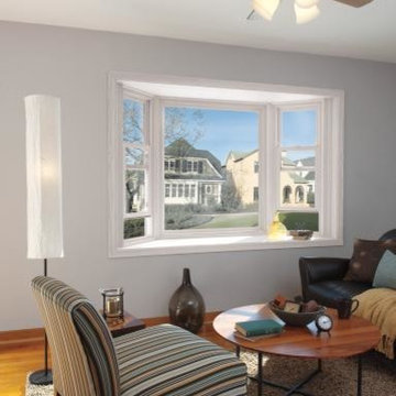 Expand your view with Pella® Impervia® ENERGY STAR® -qualified bay windows