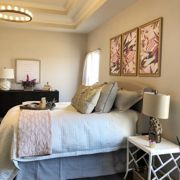 Model home with a touch of Glam