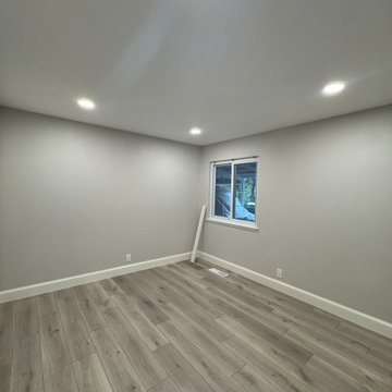 Home Remodel/ One Bath/paint/popcorn removal/LED Can lights/baseboards/Flooring