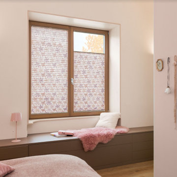 Pleated shades for Tilt + Turn Windows