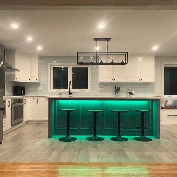 Open Floor Kitchen Remodel, Manchester CT