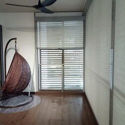 Track-guided Balcony Blinds - Curtains, Blinds & Shutters