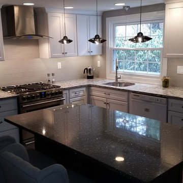Transitional White Kitchen Remodel