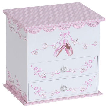Angel Girl's Musical  Ballerina Jewelry Box